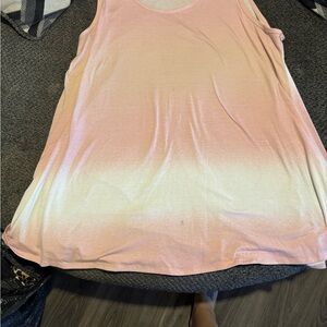 LuLaRoe Peach and Cream Ombre Tank Top